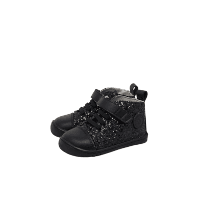 Botas Barefoot Piruflex Gliter Negro