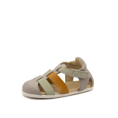 Sandalias Barefoot Flexinens Gris Mostaza