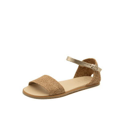 Sandalias Barefoot Flexinens Rustica Orotaupe/Cava