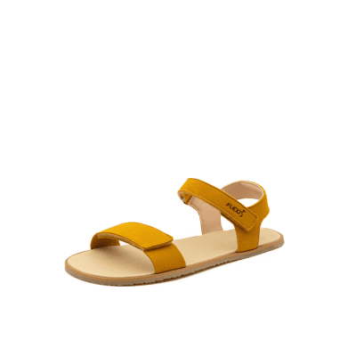 Sandalias Barefoot Flexinens Microfibra Mostaza