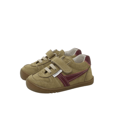 Zapatillas Barefoot Piruflex Cow Suede Fango 3016-2