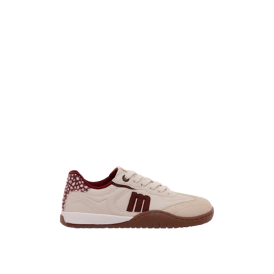 Zapatillas Barefoot Mustang Free Serris Crudo Burdeos